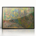 Expressionist Art: Vibrant Abstract Forest Scene Wall Art on Canvas