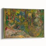 Expressionist Art: Vibrant Abstract Forest Scene Wall Art on Canvas