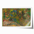 Expressionist Art: Vibrant Abstract Forest Scene Wall Art on Canvas