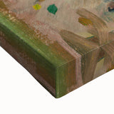 Expressionist Art: Vibrant Abstract Forest Scene Wall Art on Canvas