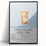 Large abstract wall art featuring mid-century modernist design in black and white, framed in acrylic.