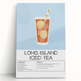 Large black and white stretched canvas featuring assorted kitchen utensils, ideal for kitchen wall art.