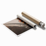 Extra large rolled print featuring an assortment of fruits in vibrant colors.