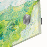 Green Wheat Fields by Van Gogh: Lush Impressionist Landscape Wall Art