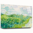 Green Wheat Fields by Van Gogh: Lush Impressionist Landscape Wall Art