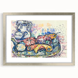 Vibrant Still Life with Jug - Modern Wall Art in Playful Colors