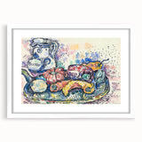 Vibrant Still Life with Jug - Modern Wall Art in Playful Colors