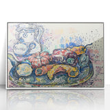 Vibrant Still Life with Jug - Modern Wall Art in Playful Colors