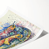 Vibrant Still Life with Jug - Modern Wall Art in Playful Colors