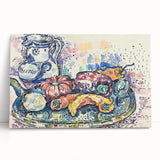 Vibrant Still Life with Jug - Modern Wall Art in Playful Colors