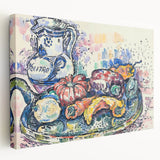 Vibrant Still Life with Jug - Modern Wall Art in Playful Colors