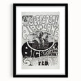 Jefferson Airplane Retro Wall Art – Vintage 1960s Psychedelic Print