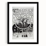 Jefferson Airplane Retro Wall Art – Vintage 1960s Psychedelic Print
