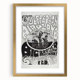Jefferson Airplane Retro Wall Art – Vintage 1960s Psychedelic Print