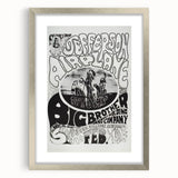 Jefferson Airplane Retro Wall Art – Vintage 1960s Psychedelic Print