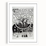 Jefferson Airplane Retro Wall Art – Vintage 1960s Psychedelic Print