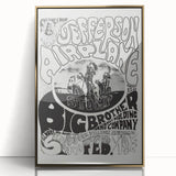 Jefferson Airplane Retro Wall Art – Vintage 1960s Psychedelic Print