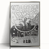 Jefferson Airplane Retro Wall Art – Vintage 1960s Psychedelic Print