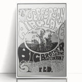 Jefferson Airplane Retro Wall Art – Vintage 1960s Psychedelic Print