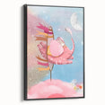 Magical Pink Elephant Art for Kids - Nursery Wall Art