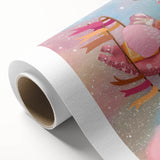 Magical Pink Elephant Art for Kids - Nursery Wall Art