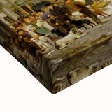 Brussels Grand Place by Christiaan Dommershuijzen - Romanticism Art