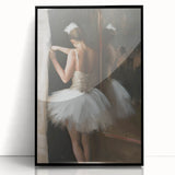 Framed abstract figurative artwork in black acrylic, showcasing dynamic shapes and fluid lines, perfect for modern decor. Ideal for enhancing contemporary spaces.