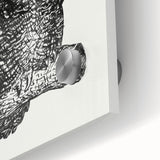 Expressionist Owl Wall Art - Bold Black & White Nature-Inspired Design