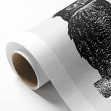 Expressionist Owl Wall Art - Bold Black & White Nature-Inspired Design