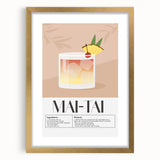 Extra large abstract art print featuring textured swirls in gold and black, framed with a gold mat.