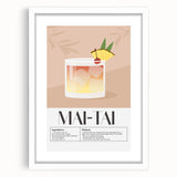 Abstract art print featuring swirling blue and white patterns on a framed canvas, suitable for dining room or bedroom decor.