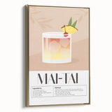 Framed canvas featuring a vintage poster art of a black and gold landscape, ideal for bedroom wall art.