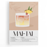 Large black and white stretched canvas featuring assorted kitchen utensils, ideal for kitchen wall art.