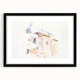Abstract Bermuda Landscape - Soft Modern Wall Art in Pastel Hues
