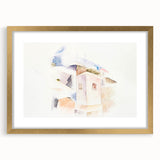 Abstract Bermuda Landscape - Soft Modern Wall Art in Pastel Hues