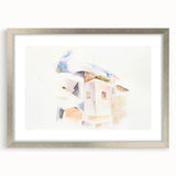 Abstract Bermuda Landscape - Soft Modern Wall Art in Pastel Hues
