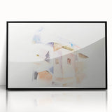 Abstract Bermuda Landscape - Soft Modern Wall Art in Pastel Hues