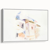 Abstract Bermuda Landscape - Soft Modern Wall Art in Pastel Hues