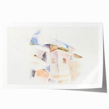 Abstract Bermuda Landscape - Soft Modern Wall Art in Pastel Hues