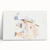 Abstract Bermuda Landscape - Soft Modern Wall Art in Pastel Hues