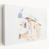 Abstract Bermuda Landscape - Soft Modern Wall Art in Pastel Hues