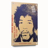 Jimi Hendrix Retro Wall Art – Vintage Portland Concert Print