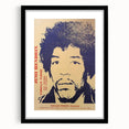 Jimi Hendrix Retro Wall Art – Vintage Portland Concert Print
