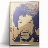 Jimi Hendrix Retro Wall Art – Vintage Portland Concert Print