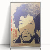 Jimi Hendrix Retro Wall Art – Vintage Portland Concert Print