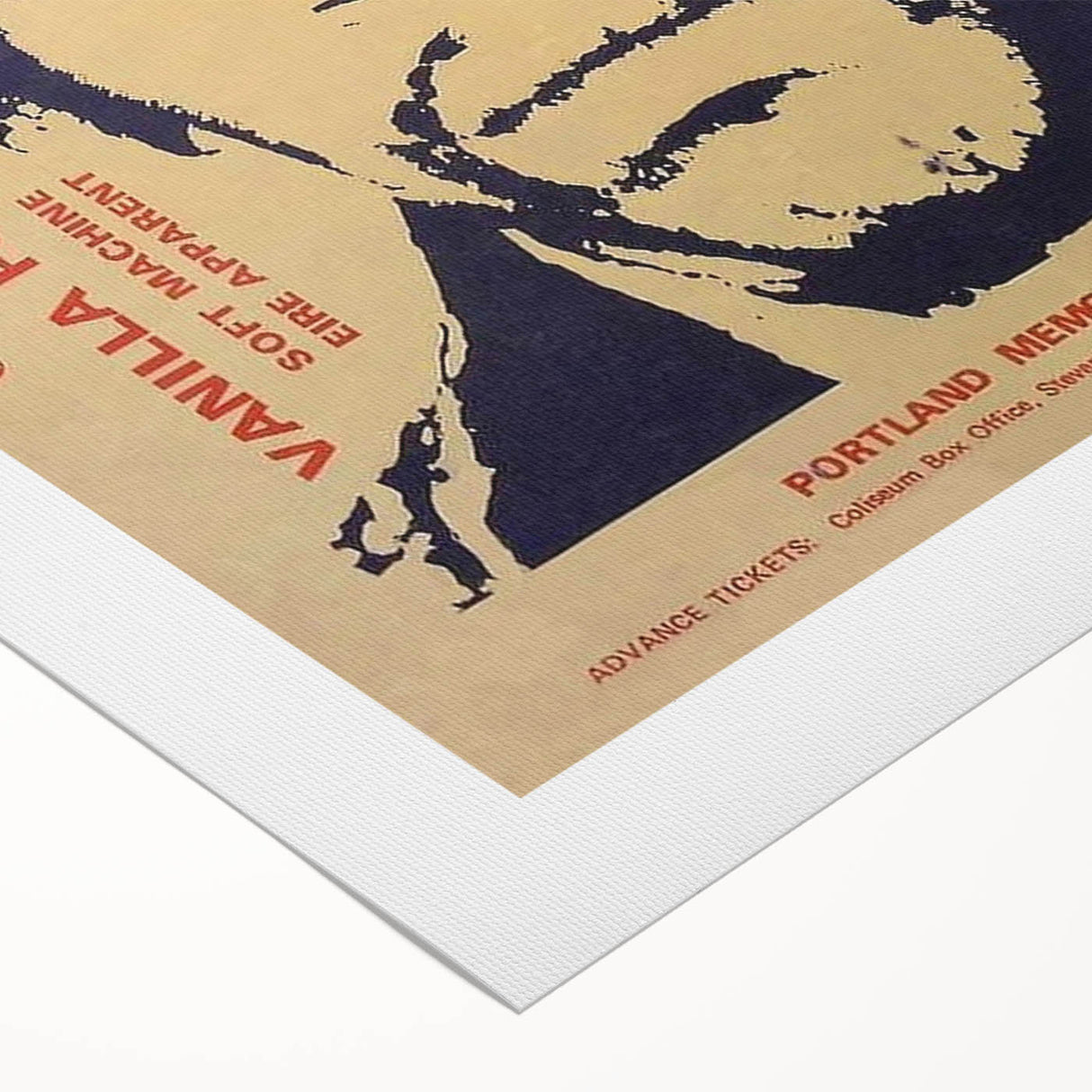 Jimi Hendrix Retro Wall Art – Vintage Portland Concert Print