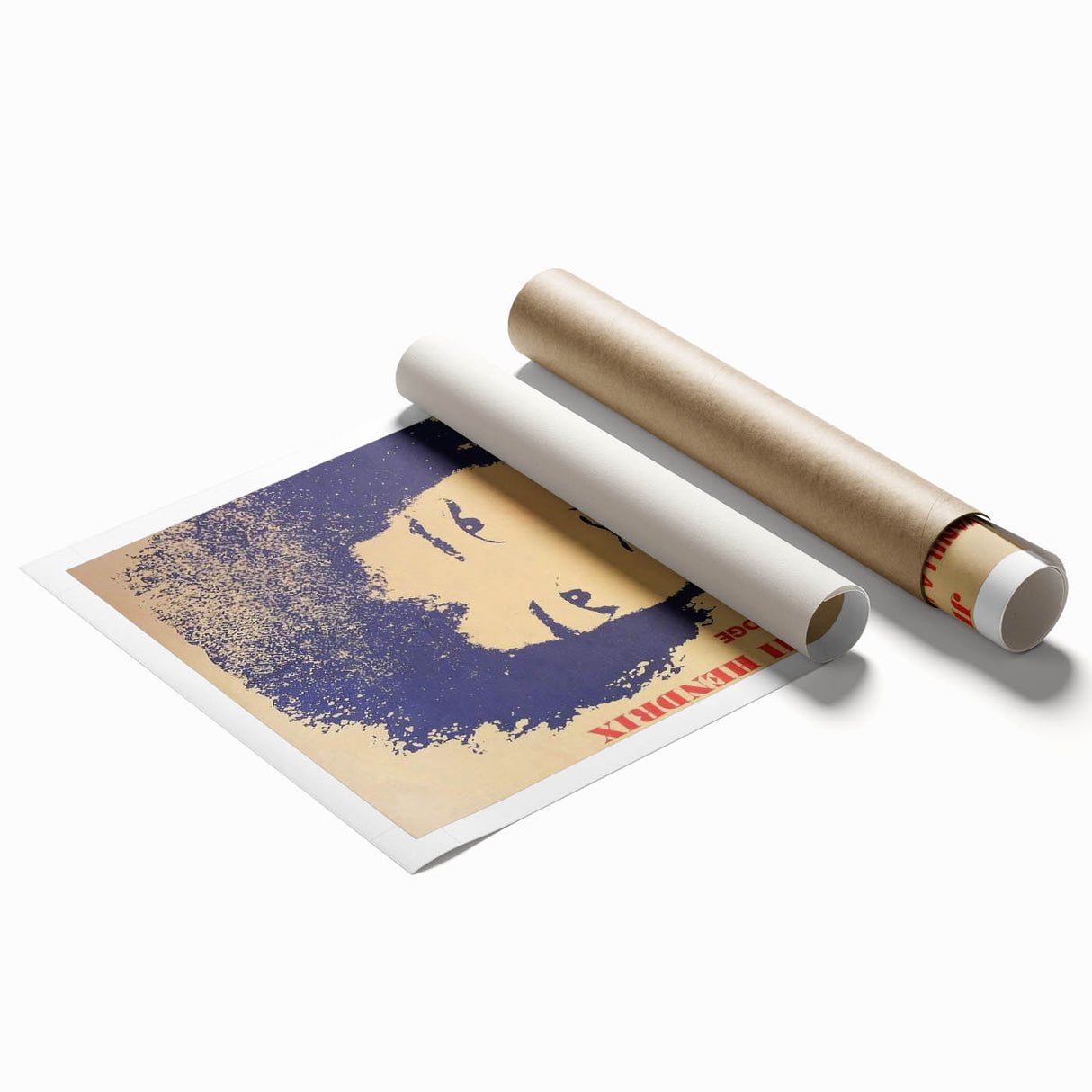 Jimi Hendrix Retro Wall Art – Vintage Portland Concert Print
