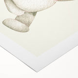 Cute Plush Unicorn Art for Kids - Nursery Wall Art