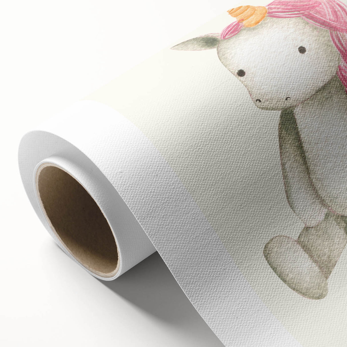 Cute Plush Unicorn Art for Kids - Nursery Wall Art