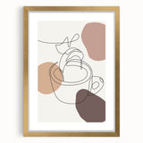 Extra large abstract art print with textured gold and black swirls on canvas, suitable for living room decor.